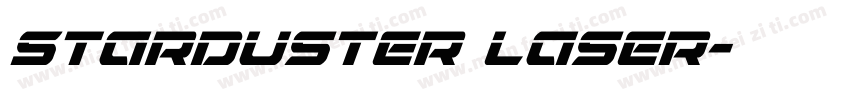 Starduster Laser字体转换
